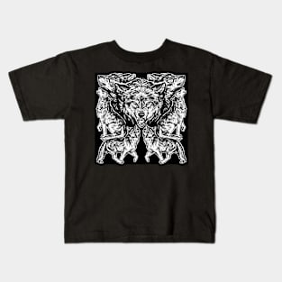 Gothic wolf Kids T-Shirt
